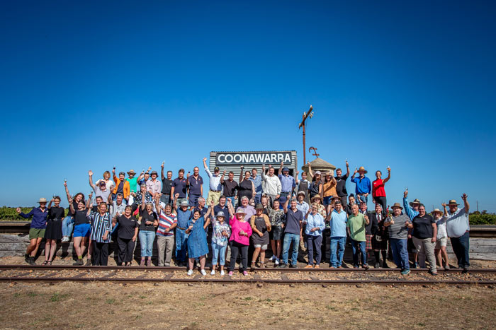 Group of people in the Coonawarra Stewards program