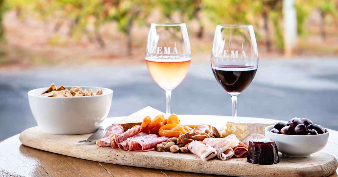 platter at winery