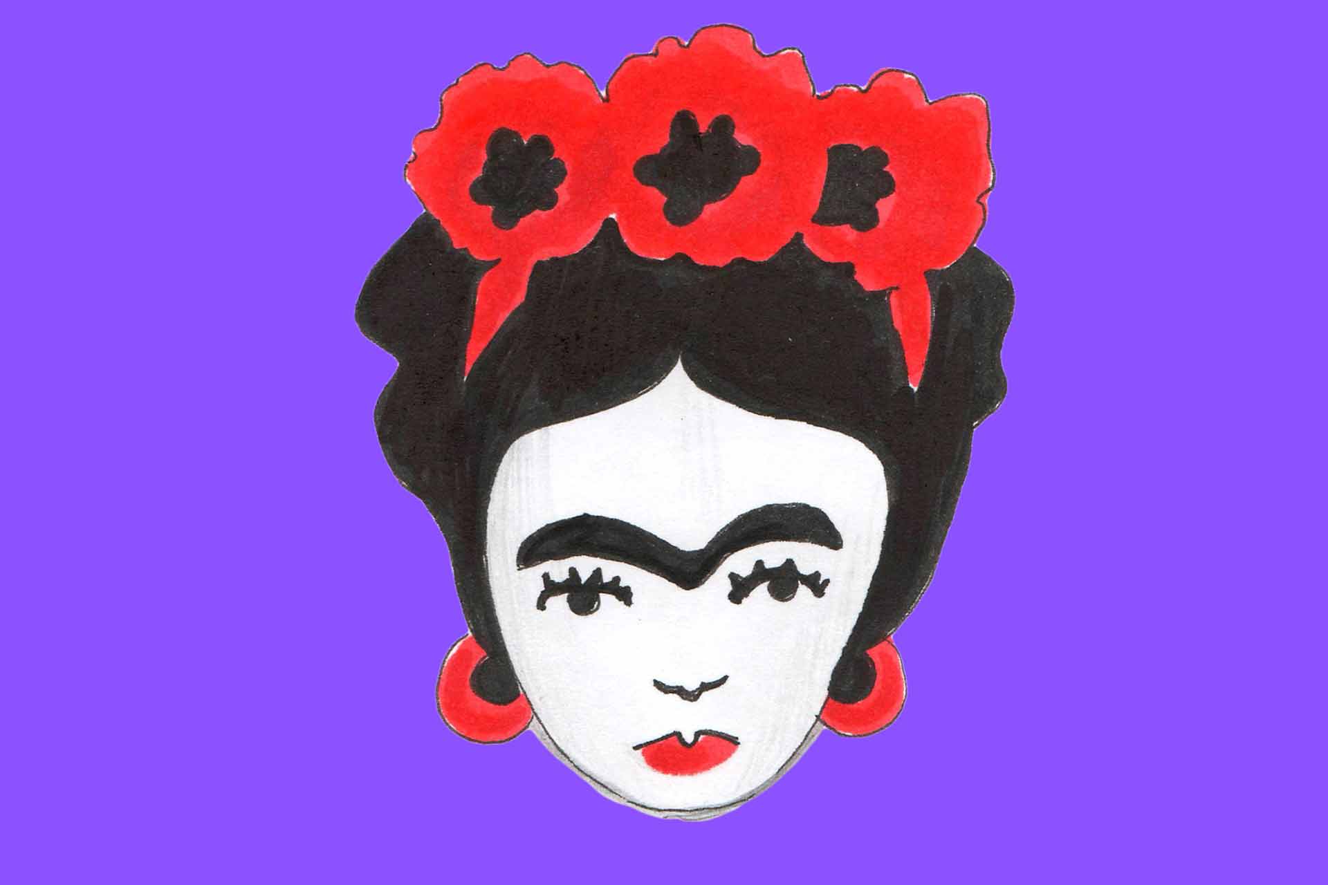 Whimsical Frida Paint & Sip workshop