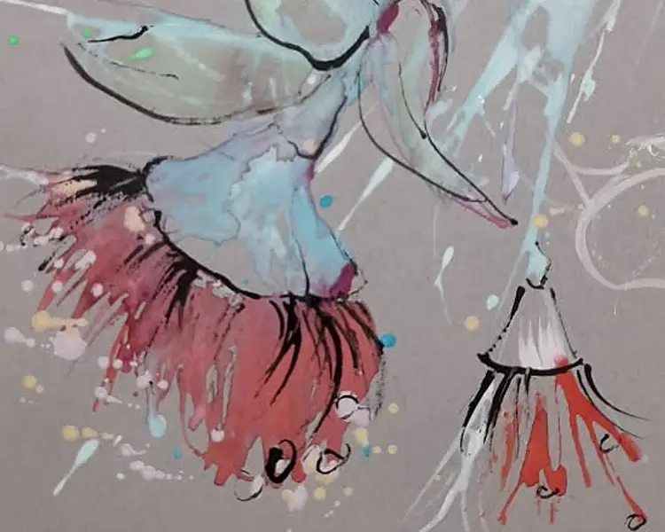 Ann Carpenter's painting for her SALA workshop