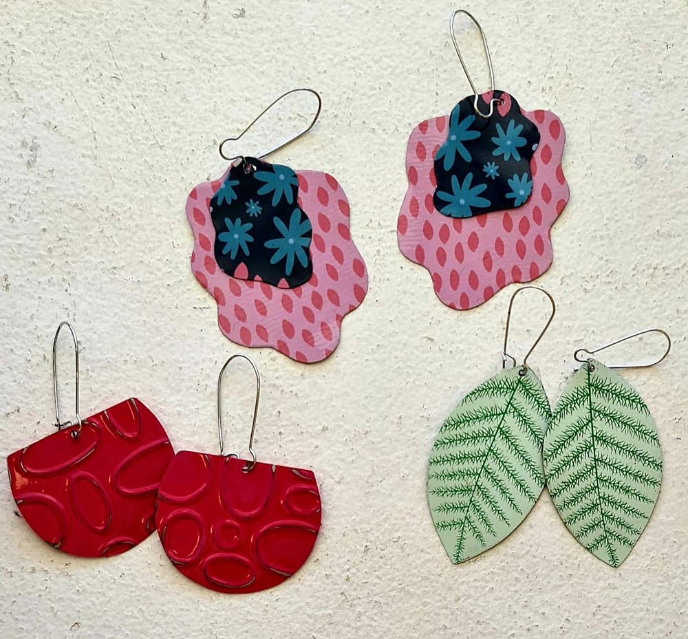 Sala Festival Tin earring workshop at Parker Coonawarra Estate
