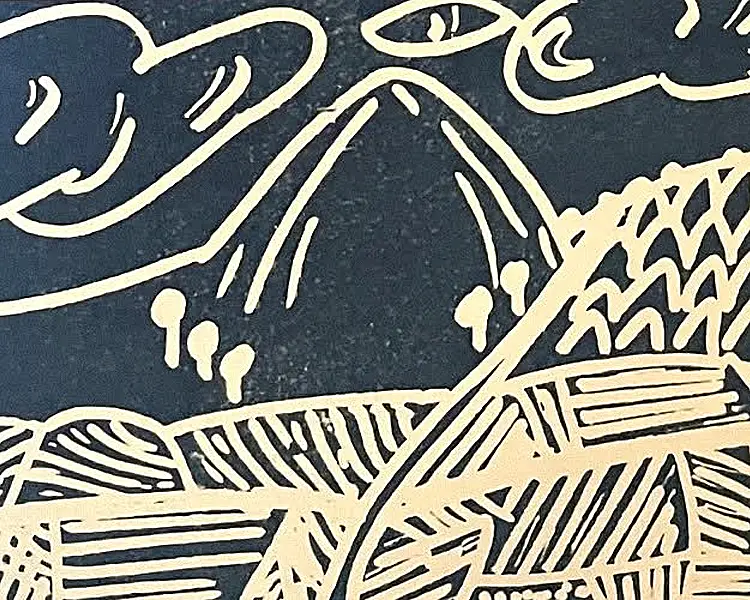 Ruth Schubert SALA Festival workshop - Cyanotype Printing