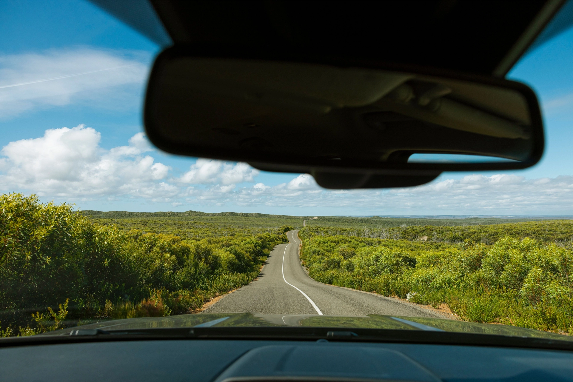 car drives on kangaroo island