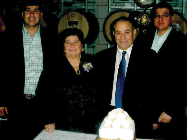 zema estate family gather for Demetrio and Francesca's 50th Wedding Anniversary